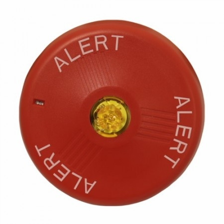 Wheelock Ceiling Fire Alarm Amber Strobe Light 24V (ALERT lettering) LSTRC3-ALA Exceder LED3